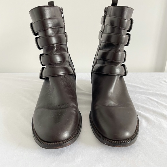 Via Spiga Bara Moto Boot Dark Brown Size 9.5 / EU 41 - Picture 2 of 7